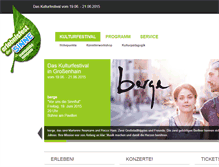 Tablet Screenshot of erlebnisfest-grossenhain.de